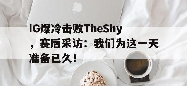 九游游戏中心网页版-IG爆冷击败TheShy，赛后采访：我们为这一天准备已久！